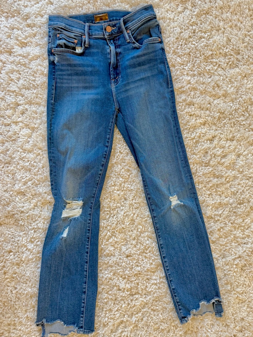Mother The Rascal Ankle Chew jeans